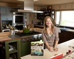 COOKBOOK KITCHEN:  Author Brigit Binns showcases her kitchen where ideas for new cookbooks come to life. - PHOTO BY STEVE E. MILLER