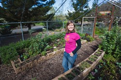 GROW DINNER:  SLO Botanical Garden Education Director Lindsey Collinsworth invites anyone who has ever wanted to eat their backyard to check out a new month-long series dedicated to creating your own &ldquo;outdoor kitchen&rdquo; complete with earth oven. - PHOTO BY KAORI FUNAHASHI