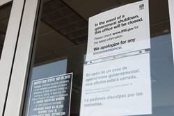 DEATH AND TAXES:  Though they&rsquo;re said to be one of life&rsquo;s two absolute certainties, the Internal Revenue Service office in Santa Maria has been shuttered during the partial federal government shutdown. - PHOTO BY STEVE E. MILLER