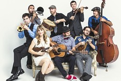 'SPICY ROOTS COCKTAIL':  The Dustbowl Revival will brings its blues, bluegrass, gospel, and Dixieland sounds to SLO Brew on Jan. 9. - PHOTO COURTESY OF DUSTBOWL REVIVAL