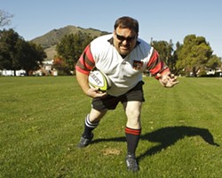 SPORTY:  Reggie Greenwood is hoping to help kids on the Central Coast develop a lifelong passion for rugby. - PHOTO BY STEVE E. MILLER