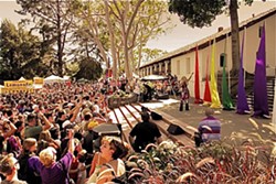 SEEING RAINBOWS :  The Pride finale event at the Mission draws thousands of visitors. - PHOTO COURTESY OF CENTRAL COAST GALA