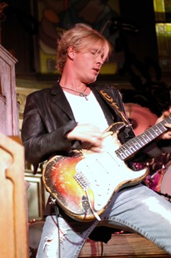 YOUNG GUN SLINGER :  Blues guitarist Kenny Wayne Shepherd, who plays May 24 at the Avila Beach Blues Festival, most recently recorded an album with his musical heroes, including B.B. King and Honeyboy Edwards. - PHOTO COURTESY OF KENNY WAYNE SHEPHERD