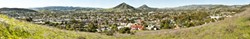 VIEW FROM THE HILL:  Pictured is the view from Terrace Hill on a rare day of green grass in San Luis Obispo. - PHOTO COURTESY OF BRIAN LAWLER