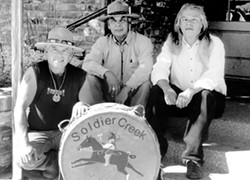 INDIAN GUIDES :  Native American drummers Soldier Creek play the next Red Barn Community Music Series this Nov. 1 at the Red Barn in the South Bay Community Park in Los Osos. - PHOTO COURTESY OF SOLDIER CREEK