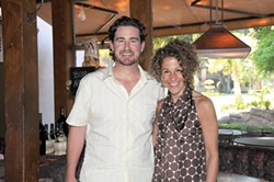 A FINE PAIR :  Treana winemaker Austin Hope provided the cellar selections for a seminar by author Laura Werlin - KATHY MARCKS HARDESTY