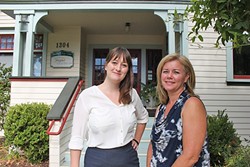 COUNSELORS:  Amy Carlisle (left) and Michelle Luzi (right) volunteer for Hospice of SLO County and will be directing an eight-week grief support group for children who are experiencing the loss of a loved one. - PHOTO BY REBECCA LUCAS