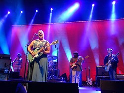 SHAKE IT:  The Alabama Shakes take the stage just after 8 p.m. and immediately launch into their unique brand of soul-drenched punk-blues. - PHOTO BY GLEN STARKEY