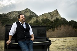 PIANO MAN:  Doug Groshart will release his new EP Hold the River Back on Aug. 9 at SLO Brew. - PHOTO BY ROBIN CHILTON OF PEREGRINE MEDIA GROUP