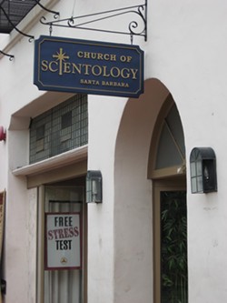 SUNDAY SERVICE :  Santa Barbara&rsquo;s Church of Scientology is the facility the closest to Hubbard&rsquo;s ranch in Creston. - PHOTO BY COLIN RIGLEY
