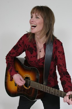 BAY AREA BUSKER :  Amy Meyers (pictured) plays a three-act show with Julie Christensen and Each Passing Day on Oct. 17 at Shepherd's Table in Grover Beach. - PHOTO COURTESY OF AMY MEYERS