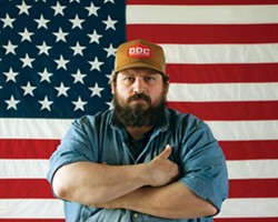 AMERICAN MAN:  According to his website, graphic designer Aaron Draplin offers the following services: graphic design (duh), advice, bounty hunting, wrastlin&rsquo;, jokes/laughter, and a firm handshake. - PHOTO COURTESY OF AARON DRAPLIN