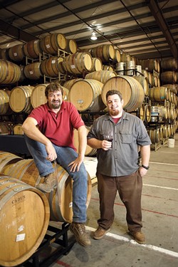 TWO OF A KIND:  And what a pair: Russell From (left) and McPrice Meyers are responsible for some of the best Central Coast wines.