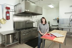 WHAT&rsquo;S COOKING? :  Laura Kramer built her dream kitchen to can her own green tomato relish, but now the Paso Robles cooking space is available for anyone to rent by calling Kramer at 238-0083. - PHOTO BY STEVE E. MILLER