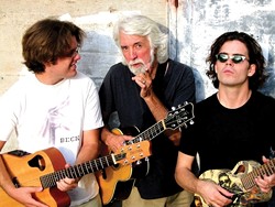 EAST COAST BOUND :  Nitty Gritty Dirt Bander John McEuen (with son Nathan and Scott Gates) plays a couple final West Coast shows at Painted Sky Studios on Jan. 16 before permanently moving to Manhattan. Get him while the getting&rsquo;s good. - PHOTO COURTESY OF JOHN MCEUEN