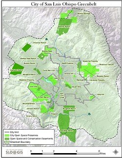 PROTECT AND PRESERVE :  More than 7,000 acres in and around SLO have been set aside for permanent conservation. - IMAGE COURTESY OF CITY OF SLO