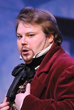 CHRISTOPHER BENGOCHEA :  Pictured here as Cavaradossi in Tosca, tenor Christopher Bengochea will thunder at the Pacific Repertory Opera&rsquo;s &ldquo;Opera in the Vineyards&rdquo; concert - PHOTO COURTESY OF COLLEEN ROSENTHAL