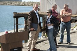 IN THE SPOTLIGHT :  State Sen. Sam Blakeslee was interviewed by National Public Radio&rsquo;s Ina Jaffe in Morro Bay. - PHOTO BY STEVE E. MILLER
