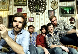 MIDWEST POWERHOUSE :  Red Wanting Blue is an Ohio-based band fronted by singer-songwriter Scott Terry that&rsquo;s well known in the Midwest, but we&rsquo;re just getting to know them here. The band plays SLO Brew on Jan. 9. - PHOTO COURTESY OF RED WANTING BLUE