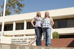 MISSED IT BY THIS MUCH :  The SLO County District Attorney&rsquo;s Office failed to meet a deadline to appeal the dismissal of the marijuana-related charges against mother and daughter co-defendants Rianna (left) and Shelly Allred, members of the so-called &ldquo;Doobie Dozen.&rdquo; - PHOTO BY STEVE E. MILLER