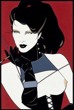 MISSING MADAME :  Just Looking Gallery reported the early-morning theft of a $900 Patrick Nagel gicle e print on Sept. 14. - IMAGE COURTESY OF PATRICK NAGEL AND JUST LOOKING GALLERY