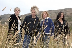 SINGING FOR SURFRIDER :  Blame Sally is one of three exceptional female groups to play the Cayucos Creek Barn on April 12 for Rockin' Women Raising the Barn for the Surfrider Foundation, a benefit concert. - PHOTO COURTESY OF BLAME SALLY