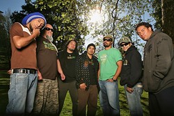 CATCH KATCHAFIRE:  New Zealand reggae act Katchafire plays the SLO Mission Plaza on May 20 for a later afternoon show. - PHOTO COURTESY OF KATCHAFIRE