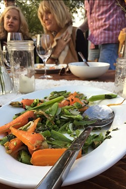 NATURE&rsquo;S CANDY:  Spring carrots and beans make for a lush side dish. - PHOTO BY HAYLEY THOMAS