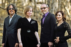OUT OF THE SHADOWS :  Ethereal pop folk quartet Shadowlands plays Steynberg Gallery on March 12. - PHOTO BY BARRY GOYETTE
