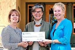 CHECK WRITERS:  The Mortgage House is giving back to the communities it operates in with the help of an endowment fund directed toward helping businesses and students on the Central Coast. - PHOTO COURTESY OF THE MORTGAGE HOUSE