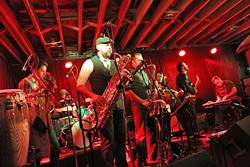 COME DOWN TO FUNKY TOWN:  The Sure Fire Soul Ensemble brings their instrumental deep groove sounds to Tap It Brewing Co. on May 1. - PHOTO COURTESY OF THE SURE FIRE SOUL ENSEMBLE