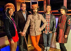 WALK LIKE YOU'RE SUPERFLY :  Brooklyn-based Pimps of Joytime bring their swanky funk and hip-hop sounds to Tap It Brewing Co. on March 17. - PHOTO COURTESY OF PIMPS OF JOYTIME