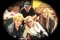 BEHIND THE SCENES:  Todd Fisher is pictured here with mom Debbie Reynolds, sister Carrie Fisher, and niece Billie Lourd. Todd&rsquo;s documentary about his famous family, 'Bright Lights,' debuted on HBO in January. - PHOTO COURTESY OF TODD FISHER