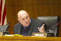PESCHONG&rsquo;S PICK:  SLO County 1st District Supervisor John Peschong (pictured) appointed former KPRL radio host Dan Del Campo to the county Planning Commission. Del Campo was confirmed by a 4-1 board vote on Feb. 21. - PHOTO BY JAYSON MELLOM
