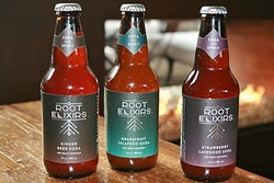 SODAS WITH SPIRIT:  Take your pick: Root Elixirs&rsquo; ginger, strawberry lavender, or jalape&ntilde;o grapefruit&mdash;then add spirits and ice for an easy cocktail that&rsquo;s all craft, no compromises. - PHOTO BY HAYLEY THOMAS CAIN