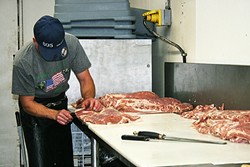 BOMB BACON :  Want to experience really, really good bacon? Head over to Arroyo Grande Meat Co., where every slice is hand-trimmed for quality. - PHOTO BY HAYLEY THOMAS CAIN