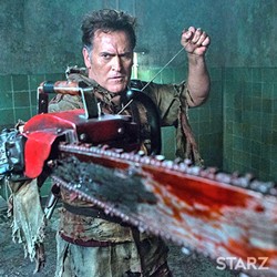 GROOVY:  Bruce Campbell is back as Ash Williams in Starz 'Ash vs. Evil Dead.' - PHOTO COURTESY OF STARZ