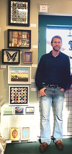 PAPER MASTER:  Pismo Beach-based artist Ryan Carroll has been working with paper cutting for the past two years. - PHOTO COURTESY OF GALLERY AT MARINA SQUARE