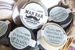 SPECIALTY SOAPS:  Worried about wrinkles, oily skin, or beard maintenance? There&rsquo;s a bar of soap for that at Artisan Soapery in Morro Bay. - PHOTO BY JAYSON MELLOM