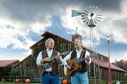 AMERICANA ICONS:  Chris Hillman and Herb Pedersen play a fundraising concert at the Edwards Barn on April 22. - PHOTO COURTESY OF CHRIS HILLMAN AND HERB PEDERSEN
