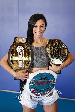 STRENGTH:  Muay Thai fuels Julia Perez to give her best fight in the ring while dealing with an average life. - PHOTO COURTESY OF ELITE MUAY THAI ACADEMY