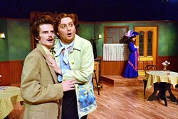 TALENT:  Back in 2014, PCPA alumni Cameron Rose and Toby Tropper starred as Albert Einstein and Pablo Picasso in the theater&rsquo;s production of 'Picasso at the Lapin Agile.' They were the first guest actors to be paid in the theater&rsquo;s history. - PHOTO COURTESY OF SLO REPERTORY THEATRE