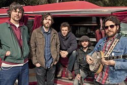 HAPPY CAMPERS:  San Francisco alt-bluegrass act The Brothers Comatose play Live Oak on June 16 and are excited to spend the weekend camping and jamming. - PHOTO COURTESY OF THE BROTHERS COMATOSE