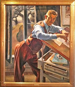 THE CURATOR Carl by artist Phil Paradise was painted in 1939 and is one of the older pieces in the collection. - IMAGE COURTESY OF THE SAN LUIS OBISPO MUSEUM OF ART
