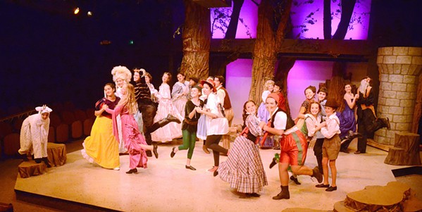 ONCE UPON A TIME Into The Woods Jr. ties together favorite characters from classic fairy tales into a lovely musical package. - PHOTO COURTESY OF JAMIE FOSTER PHOTOGRAPHY