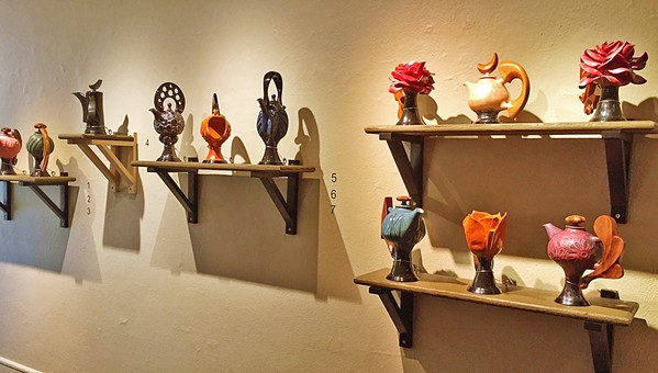 BREAKING THE MOLD Orcutt artist Don Frith's unique teapots are on display in an exhibit at the San Luis Obispo Museum of Art through Oct. 29. Frith wrote Mold Making for Ceramics in 1985, a definitive book on the art form, which is still used today. - PHOTO COURTESY OF SAN LUIS OBISPO MUSEUM OF ART