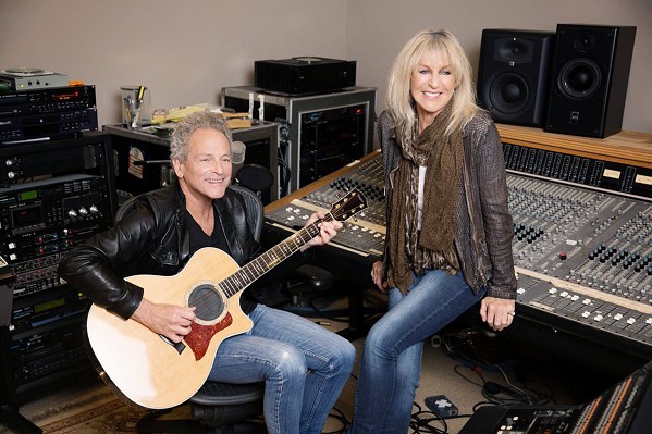 OLD FRIENDS Fleetwood Mac members Lindsey Buckingham and Christine McVie will play songs from their new duet albums as well as classic Fleetwood hits on Oct. 15, at Vina Robles Amphitheatre. - PHOTO COURTESY OF JOHN RUSSO