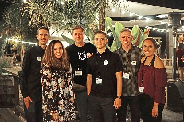 HANDS ON Poly Canyon Ventures held its launch party on Oct. 5 at Bang the Drum Brewery in SLO to inform the public of their mission to help student startups gain footing. - PHOTO COURTESY OF POLY CANYON VENTURES