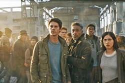 A WAY OUT In Maze Runner: The Death Cure, Thomas (Dylan O'Brien, center) and his group of escaped Gladers must break into what may be the deadliest maze of all in order to find answers. - PHOTO COURTESY OF 20TH CENTURY FOX