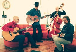TAKE THE RIDE Blues, Tex-Mex, country, and folk quartet, The CC Riders, play Feb. 17, at D'Anbino Cellars. - PHOTO COURTESY OF THE CC RIDERS